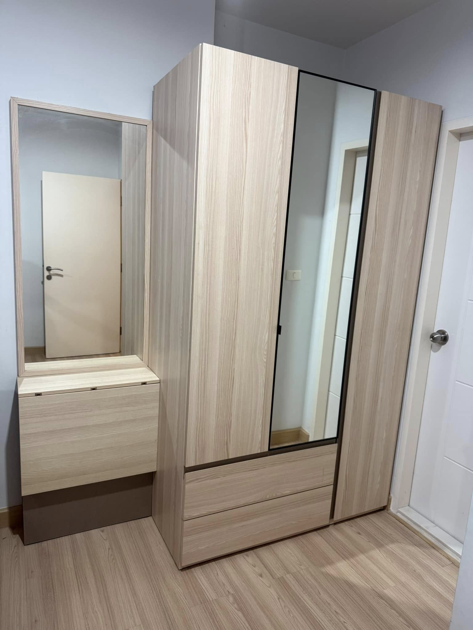 ให้เช่าห้องแบบ 1ห้องนอน 1ห้องน้ำ โซนพื้นที่ แยกประชานุกุล ตรงข้ามโรงบาลเกษมราฏ คอนโด Niche Mono Ratchavipha (นิช โมโน รัชวิภา) ขนาดห้อง 31 ตรม. ชั้น 22