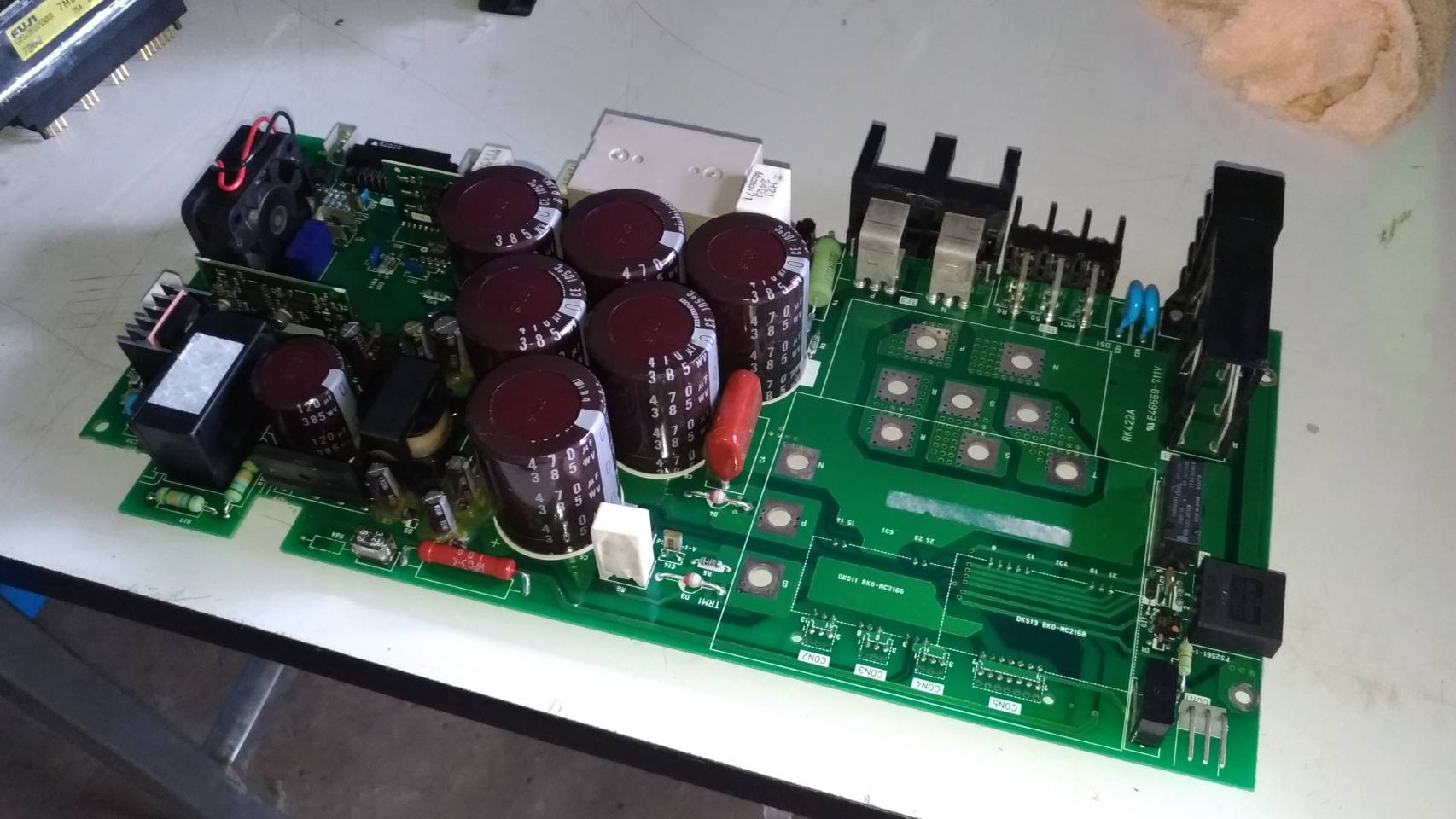 Mitsubishi RK422A POWER SUPPLY CONTROLLER BOARD IN MDS-B-CV-55