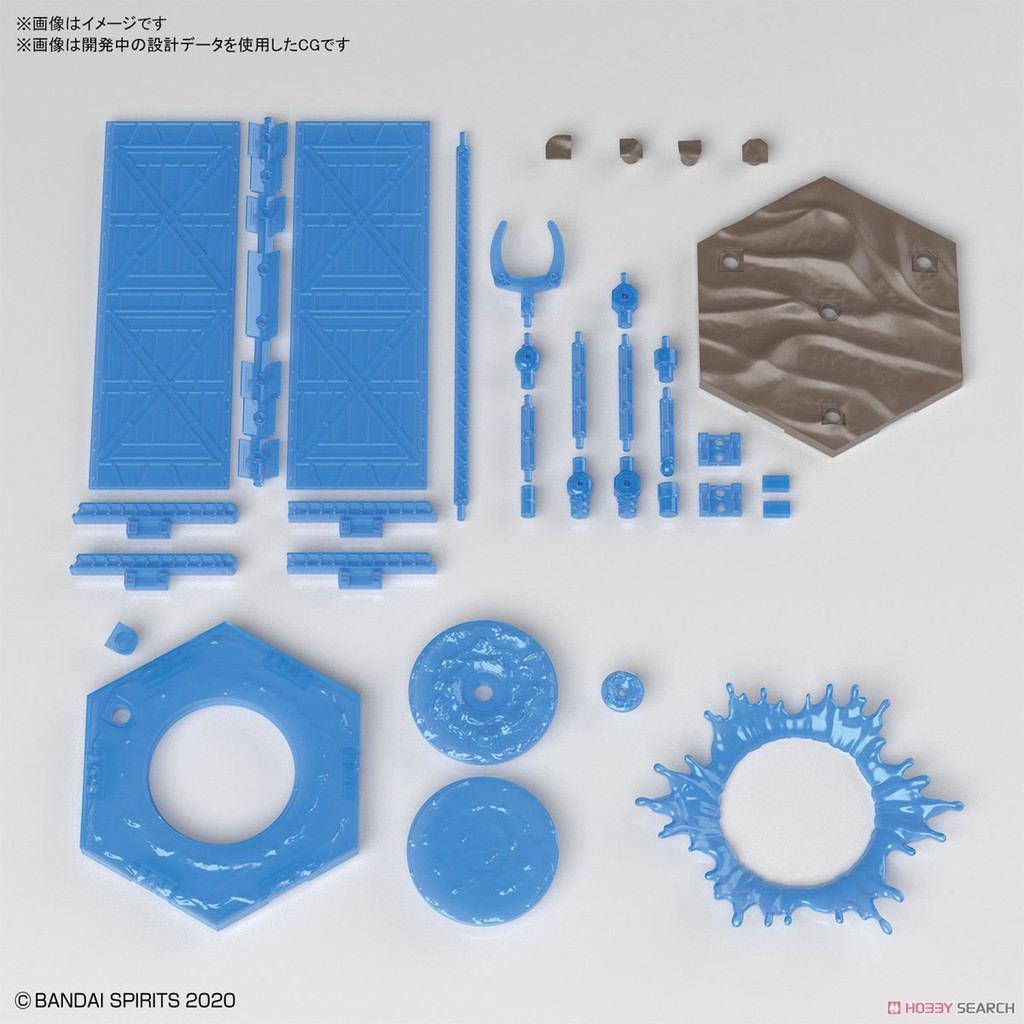 Bandai CUSTOMIZE SCENE BASE (WATER FIELD VER.) 4573102609250