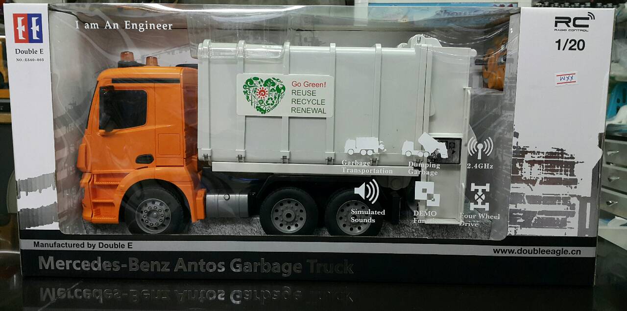 มี1 รอยืนยันก่อนโอน 1/20 mercedes-benz antos garbage truck (EE)