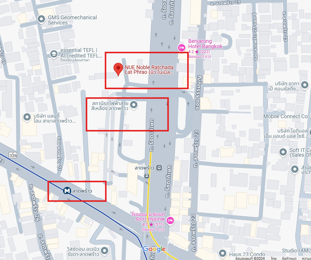 ปล่อยเช่า NUE Noble Ratchada-Lat Phrao : นิว โนเบิล รัชดา-ลาดพร้าว - โซนพื้นที่ MRT ลาดพร้าว 1ห้องนอน 1ห้องน้ำ - ขนาดห้อง 26 ตรม. ชั้น 19 - ให้เช่า 16,000 ต่อเดือน