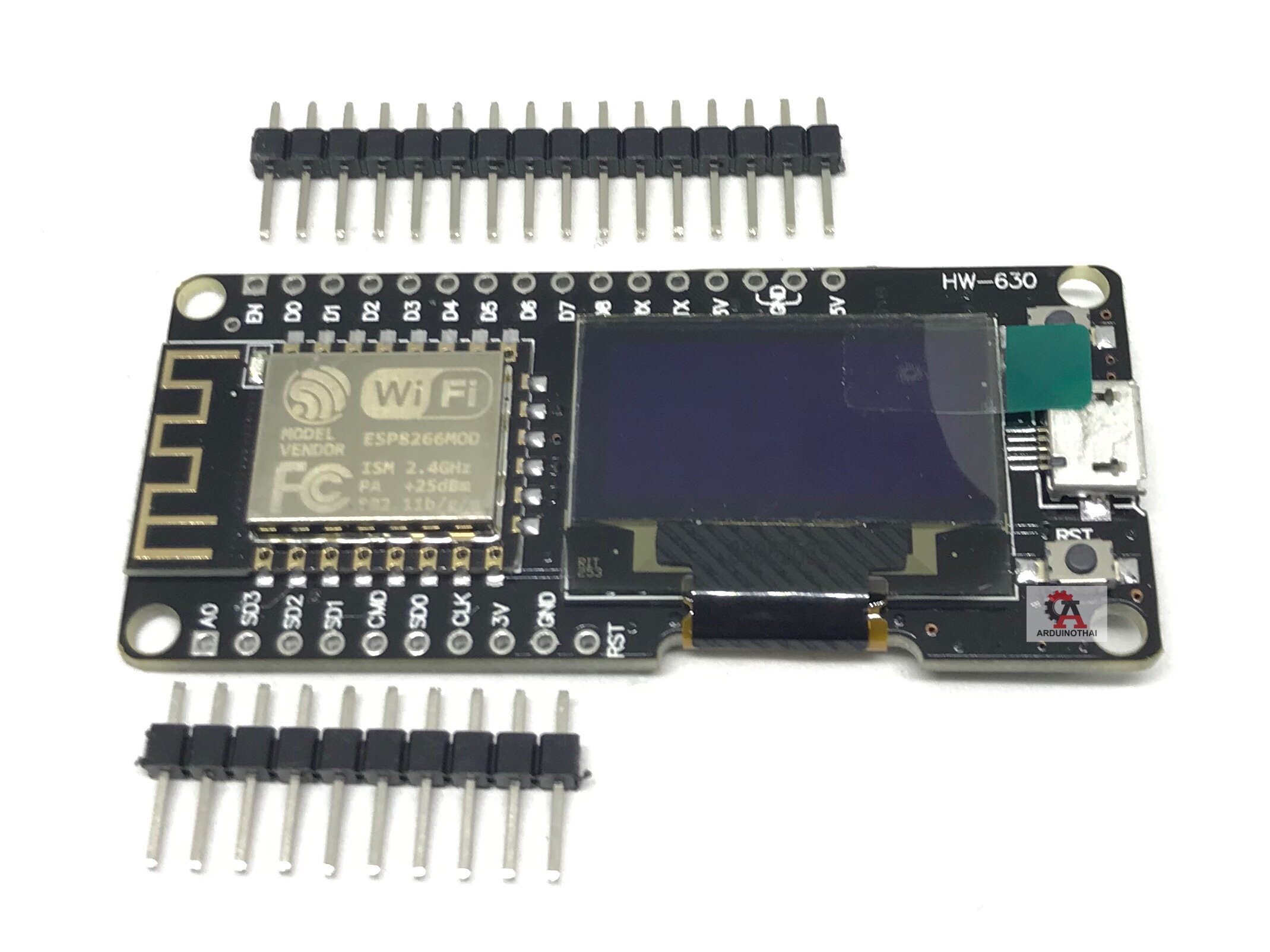 NodeMCU WeMos ESP8266-12E/12F บอร์ด NodeMCU พร้อมจอ OLED