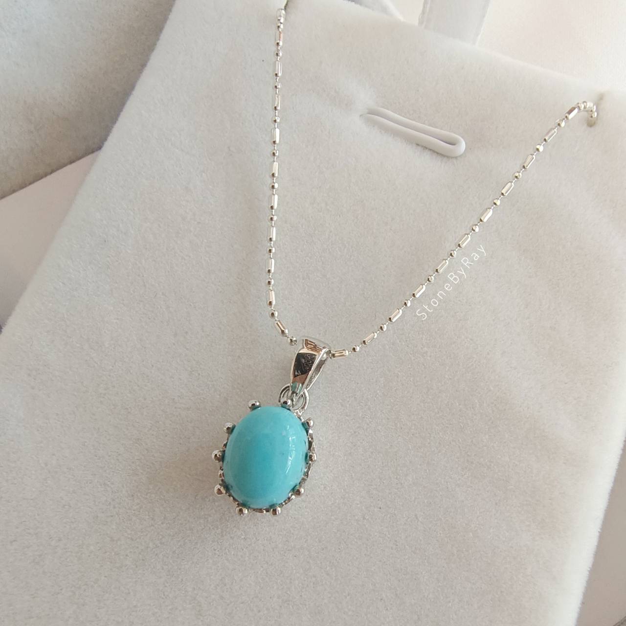 สร้อยคอเงินจี้หินเทอร์ควอยส์ Turquoise