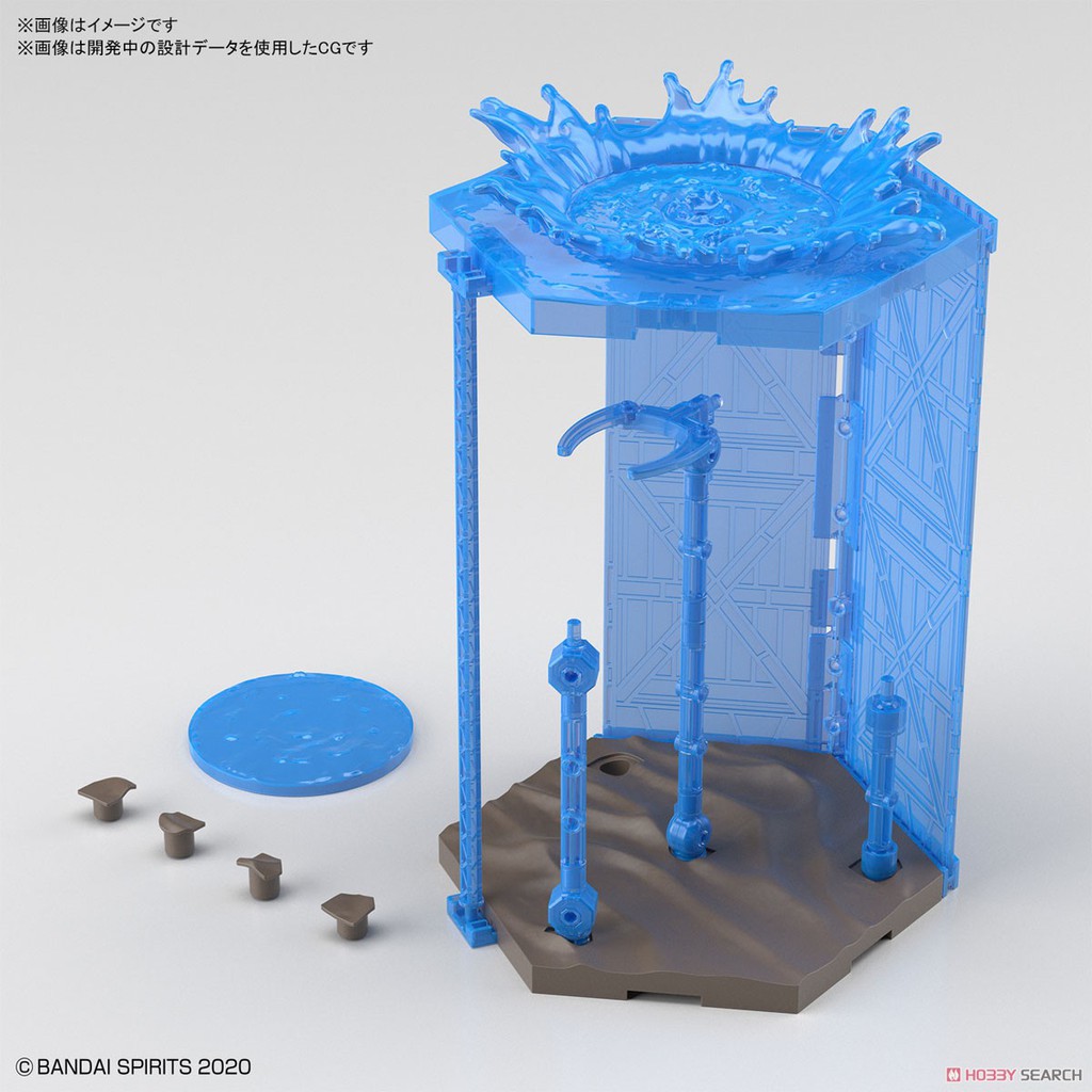 Bandai CUSTOMIZE SCENE BASE (WATER FIELD VER.) 4573102609250