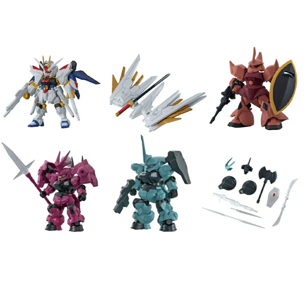 Bandai 4570118196330 ได้ครบ 6 แบบ Bandai Gashapon - Gundam Mobile Suit Ensemble Part 28