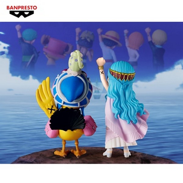 Banpresto 4983164895599 One Piece WCF Log Stories-Nefeltari Vivi & Karoo