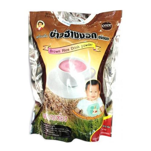 เครื่องดื่มข้าวฮางงอก ชนิดผง (ตราแม่อุษา) 352กรัม "Otop"