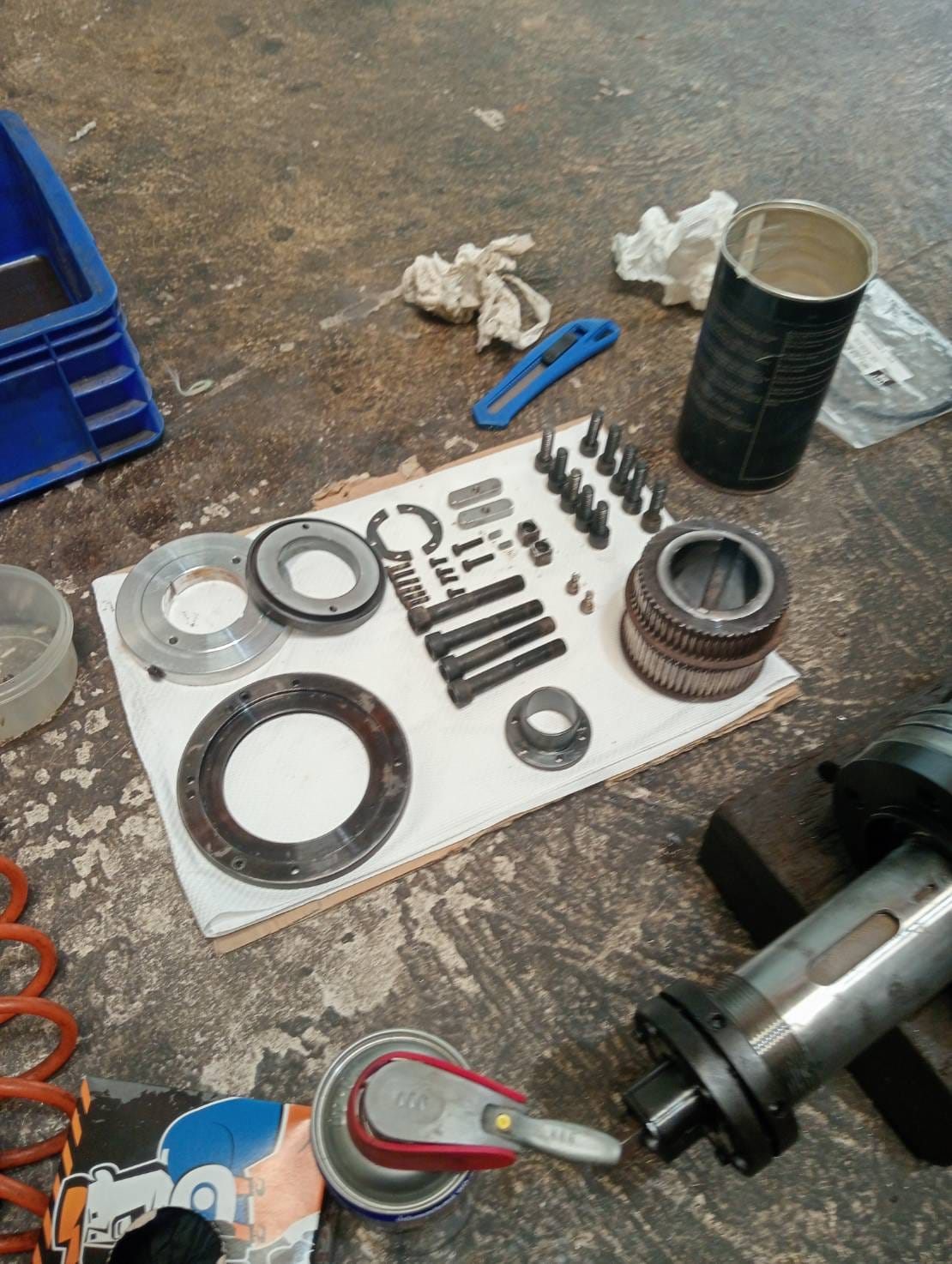 งาน SPINDLE CNC YCM SUPER MAX