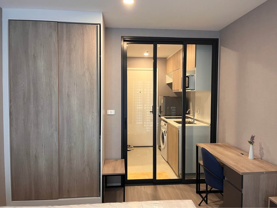 คอนโด Denim Jatujak (เดนิม จตุจักร) High Rise โซนพื้นที่ BTSหมอชิต MRTจตุจักร ให้เช่าห้องแบบ Studio 1ห้องน้ำ 1ครัวปิด ขนาดห้อง 23 ตรม. ชั้น 17 ตึก C