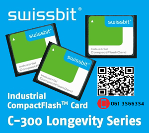 SWISSBIT, SFCF2048H1BK1MT-I-QT-553-SMA ,Industrial ,Compact Flash Card, CF Card, 2GB ,C-300 Longevity ,SLC, -40°C ~ 85°C
