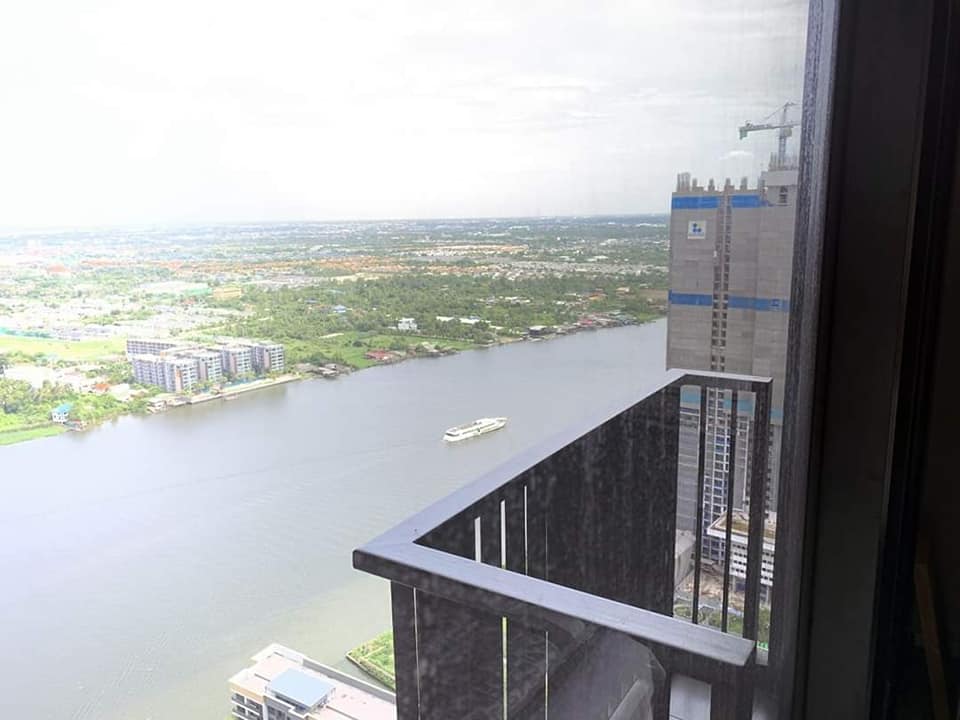 ปล่อยเช่าคอนโด The Politan Rive (เดอะ โพลิแทน รีฟ) - วิวแม่น้ำ 1ห้องนอน 1ห้องน้ำ 1ห้องนั่งเล่น 1ห้องครัว - ใกล้ MRT พระนั่งเกล้า - ขนาดห้อง 30 ตรม. ชั้น 40