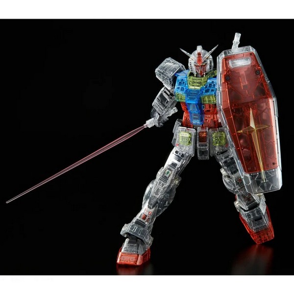 *เฉพาะพาสเกาะใส ไม่รวมหุ่น**Bandai 4573102614063 p-bandai clear color body for PG rx-78-2 unleashed