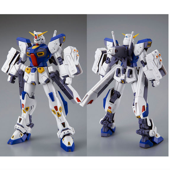 *กล่องบุบ** 4573102588494 (p-bandai) mission pack F type & M-type for mg F90 ** ไม่รวมหุ่น**