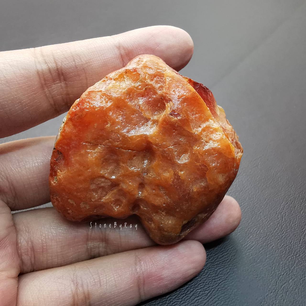 หินคาร์เนเลี่ยนก้อนธรรมชาติCarnelian
