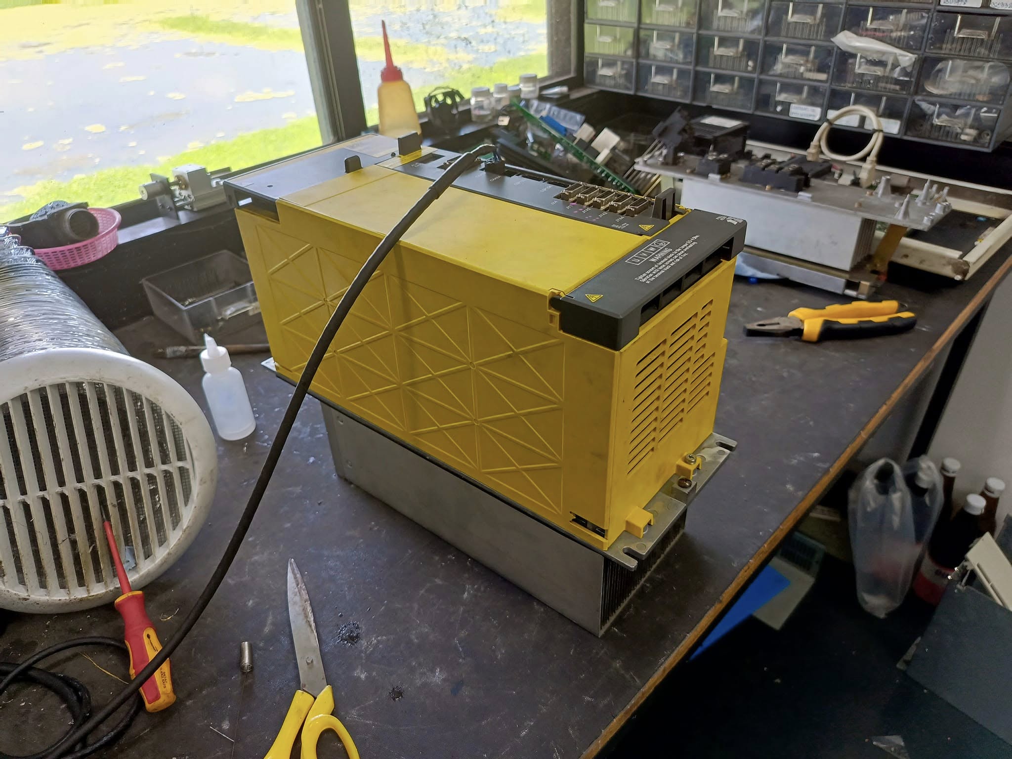 ซ่อม FANUC FANUC A06B-6220-H022#600 SPINDLE DRIVE