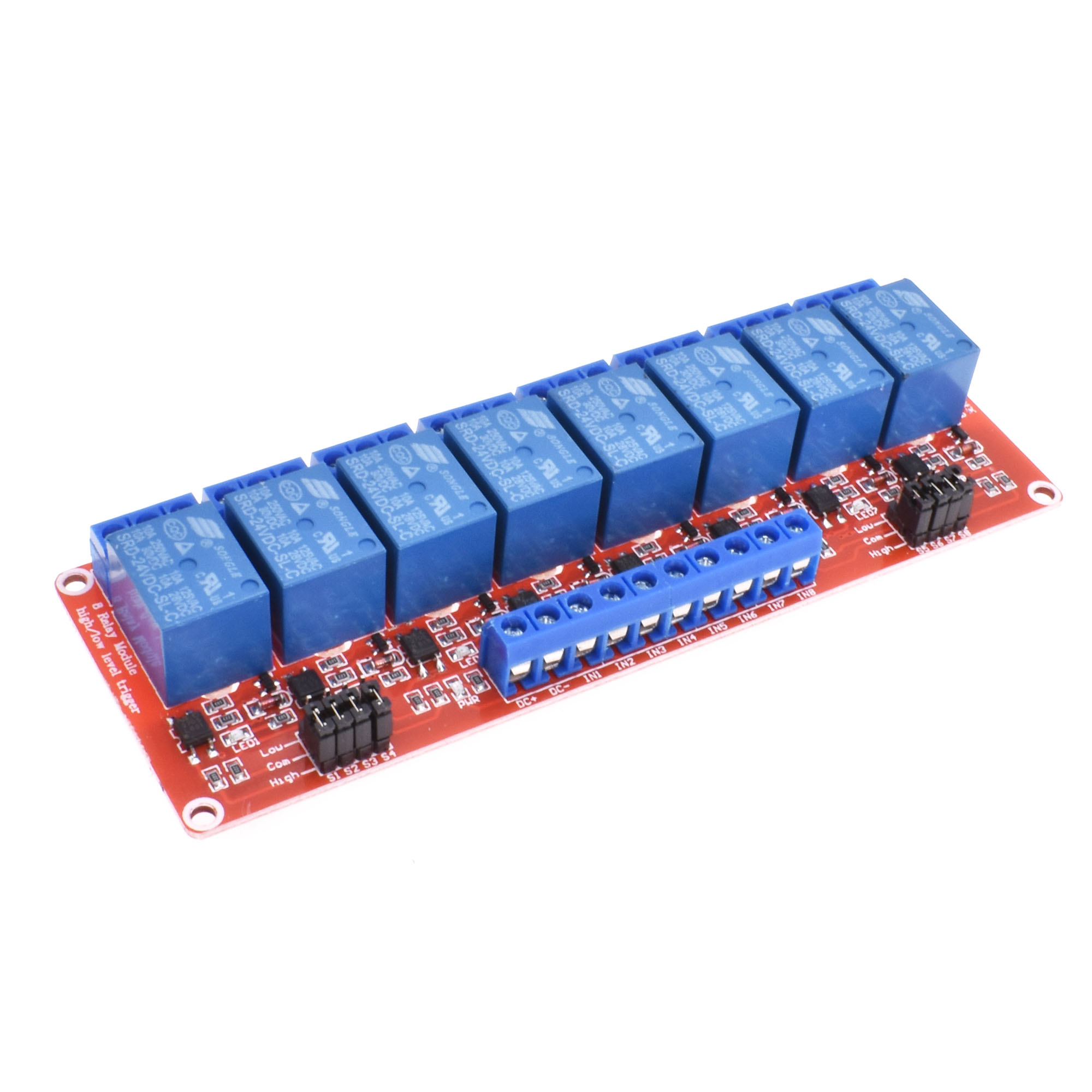 5V 8 Channel Relay High/Low Level Trigger Relay Module