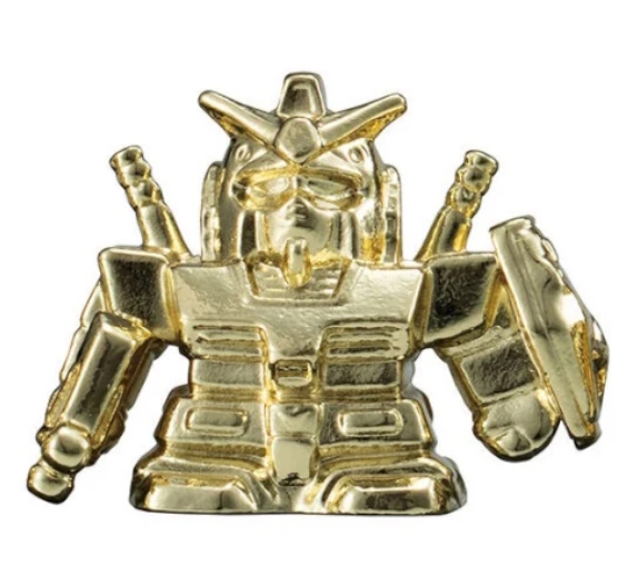 Gashapon Bandai 2111256803 01ทอง Rx-78-2 gundam gold Mobile Suit Gundam Diecast Gashapon Warriors Series