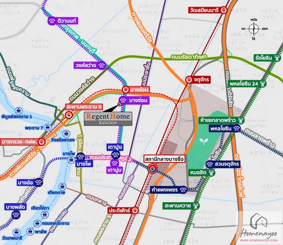 ให้เช่า Regent Home Bangson (รีเจ้นท์ โฮม บางซ่อน ) แต่งครบพร้อมอยู่ 8,500