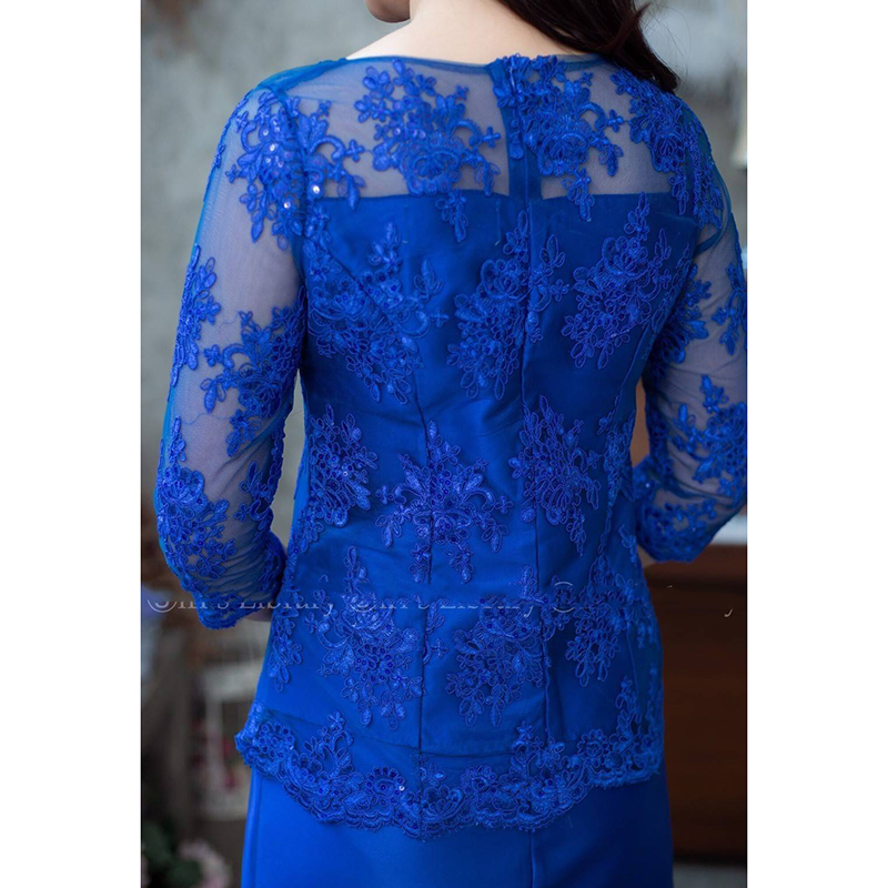 kudapy Set เสื้อลูกไม้แขนสามส่วนสีน้ำเงิน แดง โรสโกลด์ ชุดนี้ตัวเสื้อใช้ผ้าลูกไม้ปักเลื่อมอย่างดี มาพร้อมกระโปรงผ้าไหม สีพื้นทรงสอบผ้าสวย