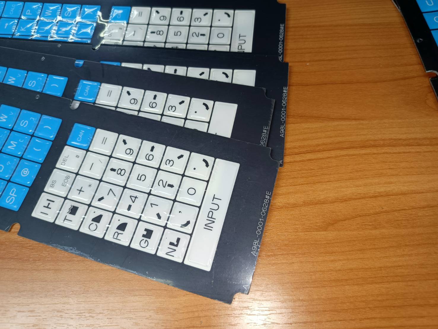 FANUC A98L-0001-0628#E Fanuc 10TF Keysheet สำหรับเครื่องกลึง