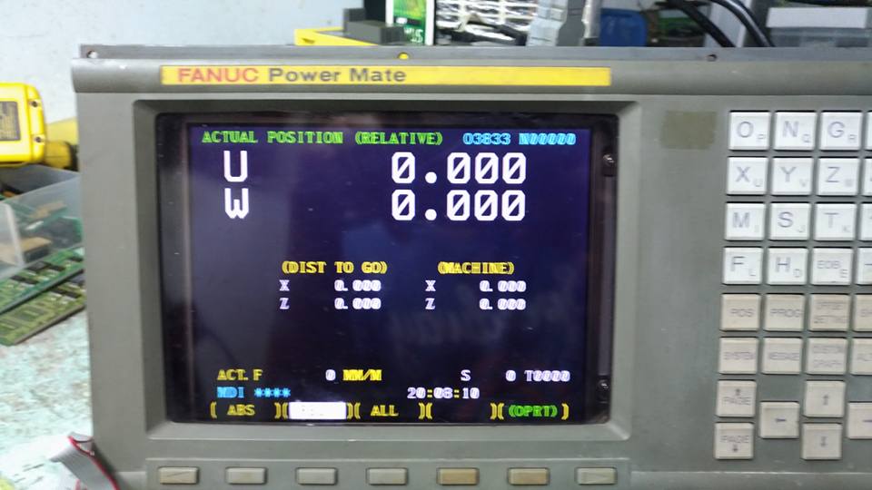 งานเปลี่ยนจอ CNC จากขาว-ดำ MONO ธรรมดาให้เป็นจอสี SET Parameter