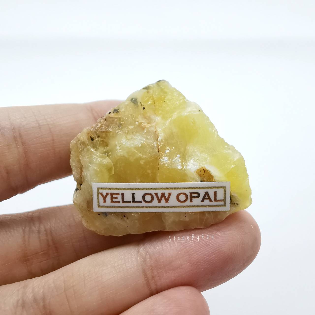 หินเยลโล่โอปอลก้อนธรรมชาติ Yellow Opal