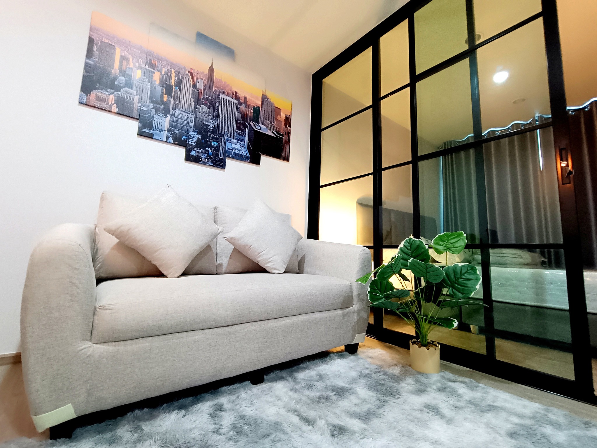 ให้เช่าห้องแบบ 1ห้องนอน 1ห้องน้ำ 1ครัวปิด โซนพื้นที่ BTS ปุณณวิถี คอนโด RYE Sukhumvit 101/1 (ไรย์ สุขุมวิท 101/1) Low Rise ขนาดห้อง 29 ตรม. ชั้น 2