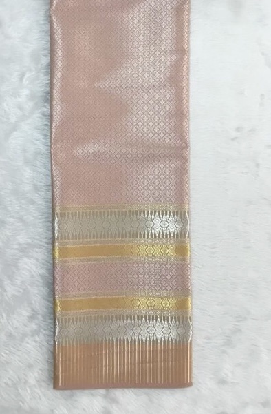 kudapy ผ้าถุงไหมล้านนาลำพูน งานตัดพรีเมี่ยม ทบหน้า มีซับใน ซิบหลัง