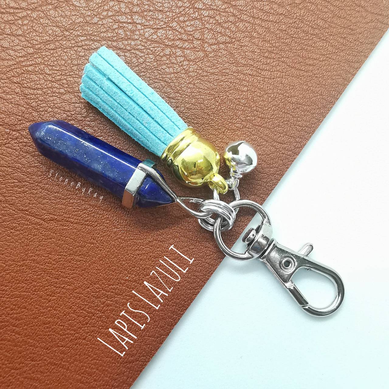 พวงกุญแจหินลาพิสลาซูลี Lapis Lazuli