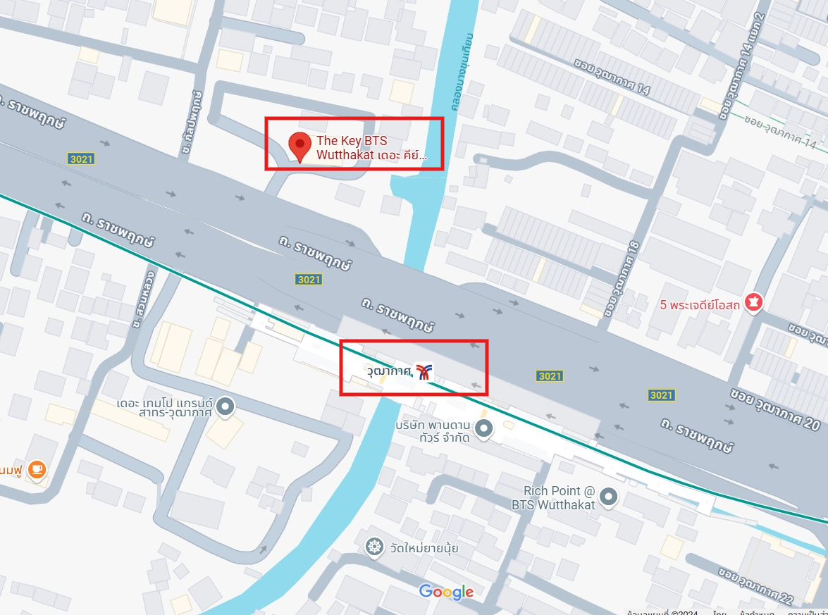 ปล่อยเช่า The Key BTS Wutthakat (เดอะ คีย์ บีทีเอส วุฒากาศ) - โซนพื้นที่ BTS วุฒากาศ 1ห้องนอน 1ห้องน้ำ - ขนาดห้อง 33 ตรม. ชั้น 16 - ให้เช่า 12,000 ต่อเดือน