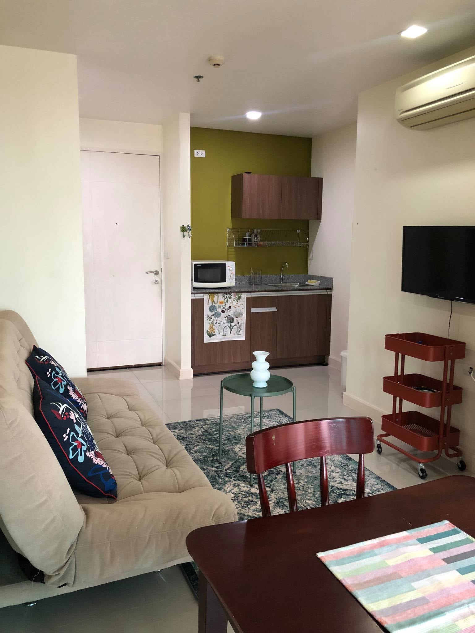 ปล่อยเช่าคอนโด Wish @ Samyan (วิช แอท สามย่าน) - 1ห้องนอน 1ห้องน้ำ 1ห้องนั่งเล่น - ใกล้ MRT สามย่าน / จุฬา - ขนาดห้อง 36.5 ตรม. ชั้น 24