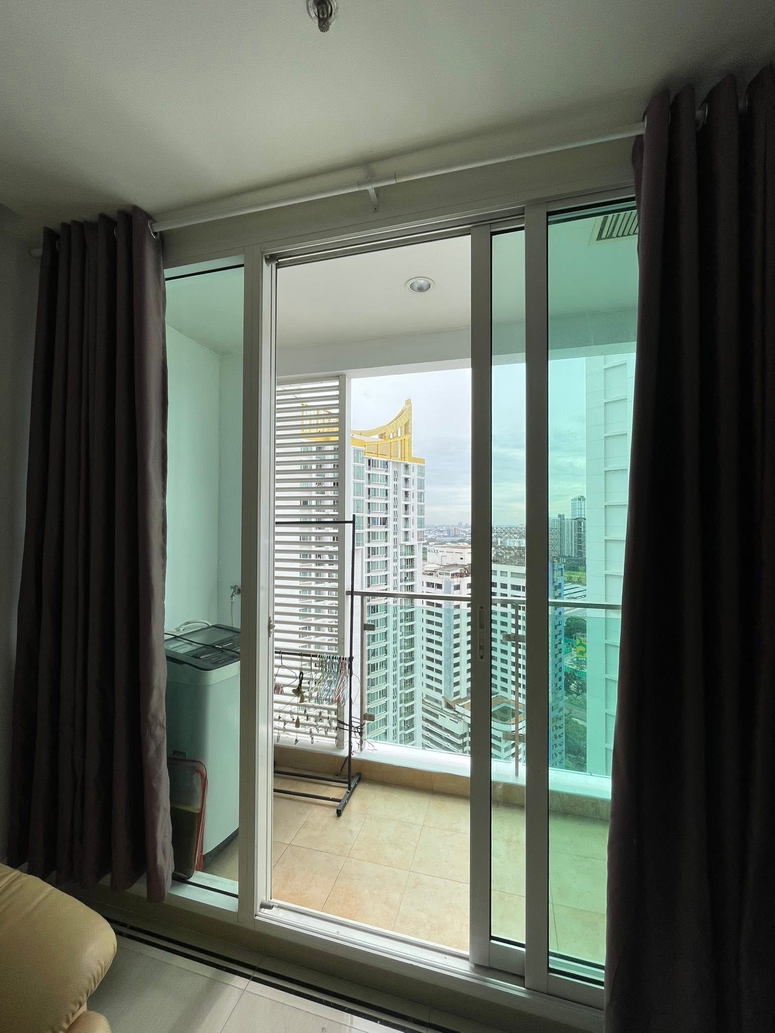 ให้เช่าคอนโด TC Green Rama 9 (ทีซี กรีน พระราม 9) โซน รถไฟฟ้า MRT พระราม 9 ห้องแบบ 1ห้องนอน / 1ห้องน้ำ ขนาดห้อง 39 ตรม. ชั้น 27 ตึก C