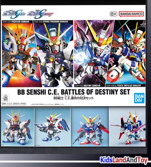 Bandai i 4573102674531 BB SENSHI C.E. BATTLES OF DESTINY SET P3