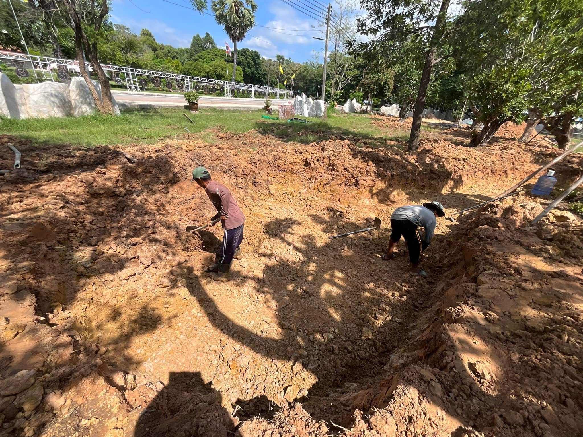 งานออกแบบ จัดสร้างสวนพุทธศิลป์ อุทยานพระนาดูนทะลุมิติ จ.มหาสารคาม สอบถาม โทร 061-6592998