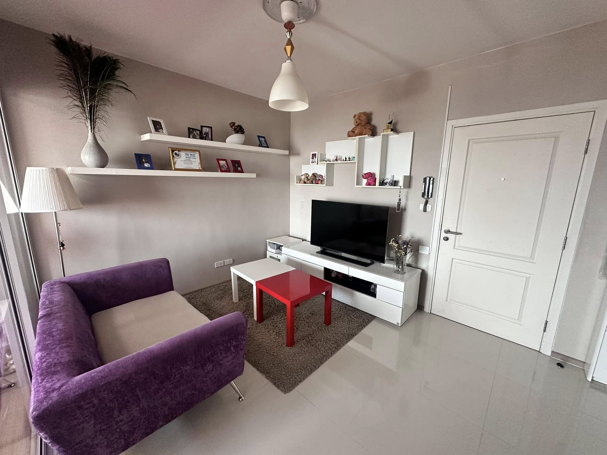 ให้เช่าคอนโด ฟิวส์ โมเบียส รามคำแหง (Fuse Mobius Ramkhamhaeng) - โซนพื้นที่ ARL รามคำแหง - ห้องแบบ 1ห้องนอน 1ห้องน้ำ - ขนาดห้อง 29 ตรม. ชั้น 30 ตึก B