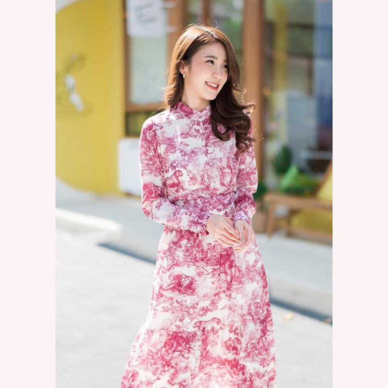 kudapy ชุดเซตดิออสีแดง/สีกรม ผ้าเนื้อดี ตัวเสื้อแต่งคอกลม มาพร้อมกระดุมด้านหน้าเปิดได้ทุกเม็ดนะค้า