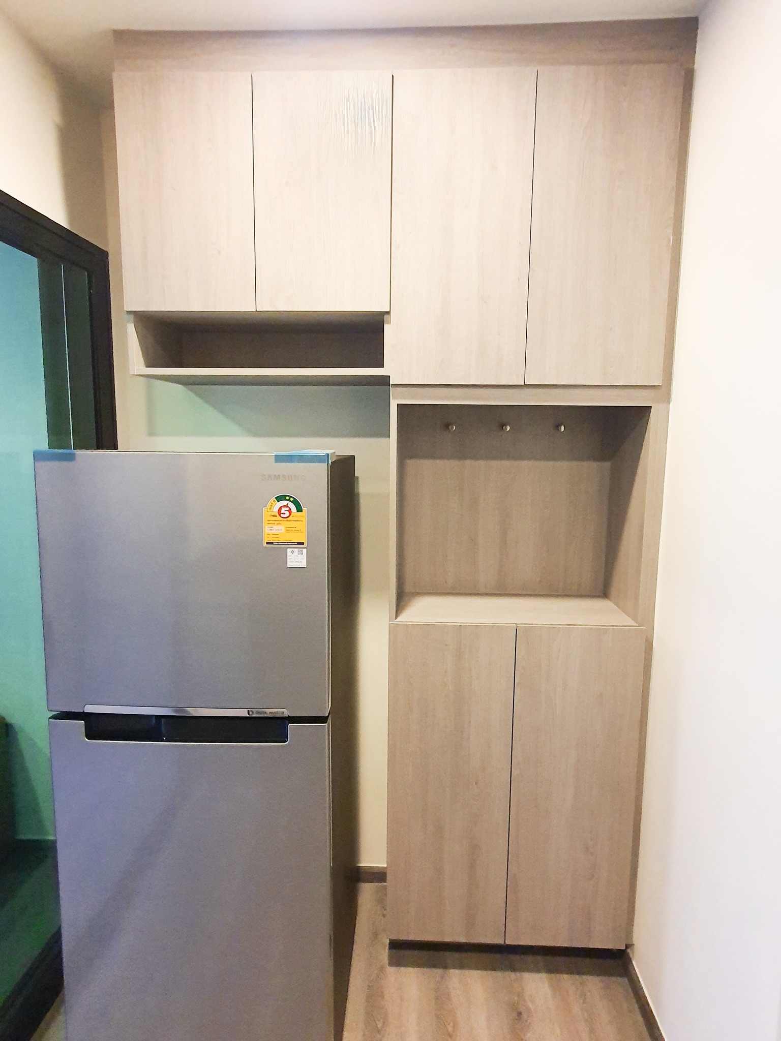 ให้เช่าห้องแบบ 1ห้องนอน 1ห้องน้ำ 1ครัวแยก โซนพื้นที่ BTS อ่อนนุช คอนโด ดิ ออริจิ้น อ่อนนุช (The Origin Onnut) Low Rise ขนาดห้อง 27 ตรม. ชั้น 5