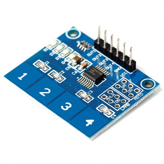 4-way Switch Digital Touch Capacitive Modul