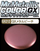 4973028033960 mr.hobby GX-212 Mr.metalic GX peach 18ml.