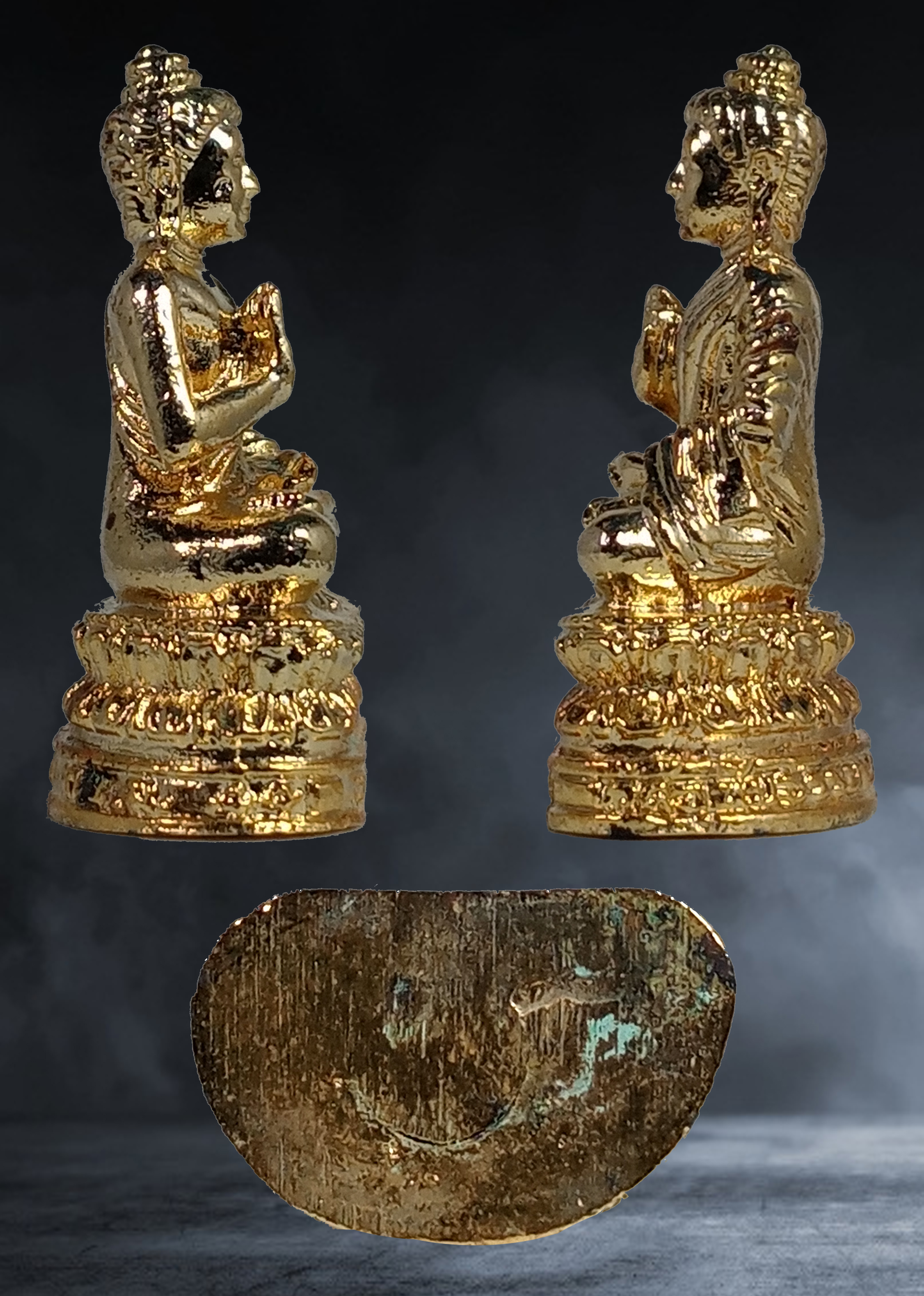 พระกริ่ง หลวงพ่อเงิน วัดอุทัยธรรมาราม จ.กรุงเทพ รุ่นที่ระลึกงานวางศิลาฤกษ์อุโบสถ