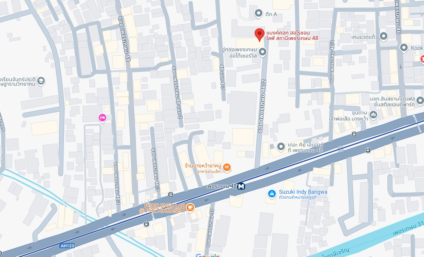 ให้เช่าคอนโด Bangkok Horizon Lite @ Phekasem 48 Station (แบงค์คอก ฮอไรซอน ไลท์ @ สถานีเพชรเกษม 48) - โซนพื้นที่ MRT เพชรเกษม 48 - ห้องแบบ Studio 1ห้องน้ำ 1ครัว