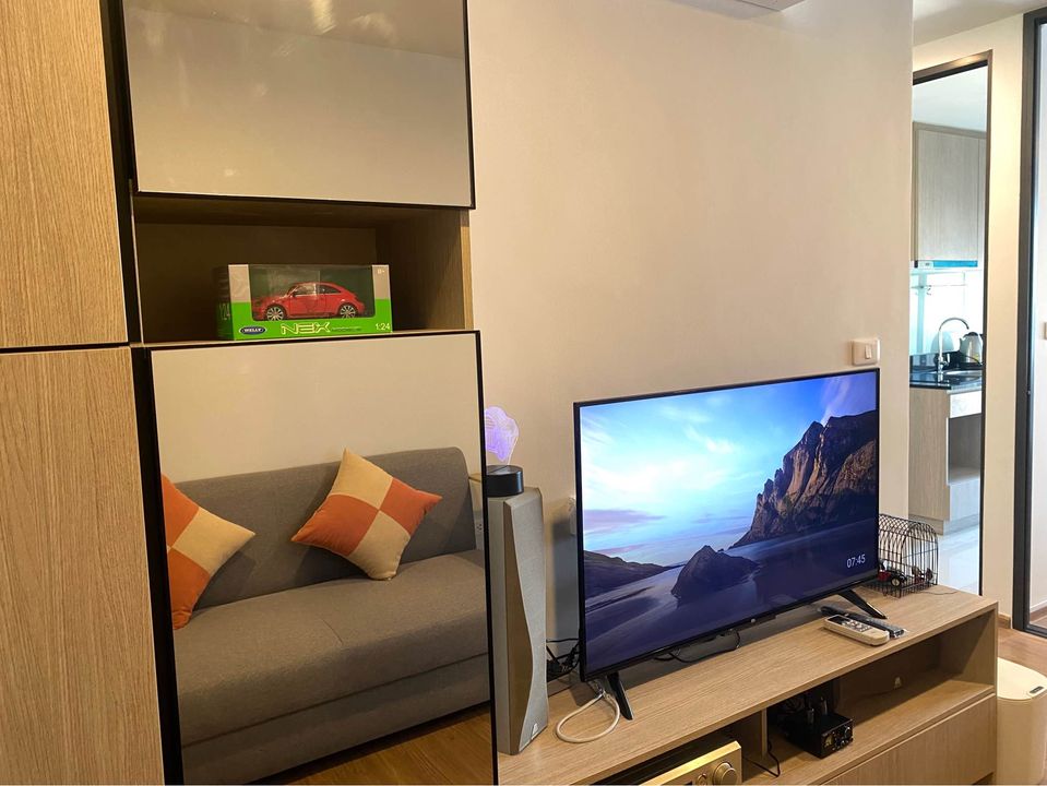 ปล่อยเช่าคอนโด Niche Mono Itsaraphap (นิช โมโน อิสรภาพ) - คอนโดใหม่ห้องใหม่ 1ห้องนอน 1ห้องครัว 1ห้องน้ำ 1ห้องนั่งเล่น - ใกล้ MRT อิสรภาพ เพียง5สถานีสู่สามย่าน จุฬา - ขนาดห้อง 32.5 ตรม. ชั้น 8 ตึก A