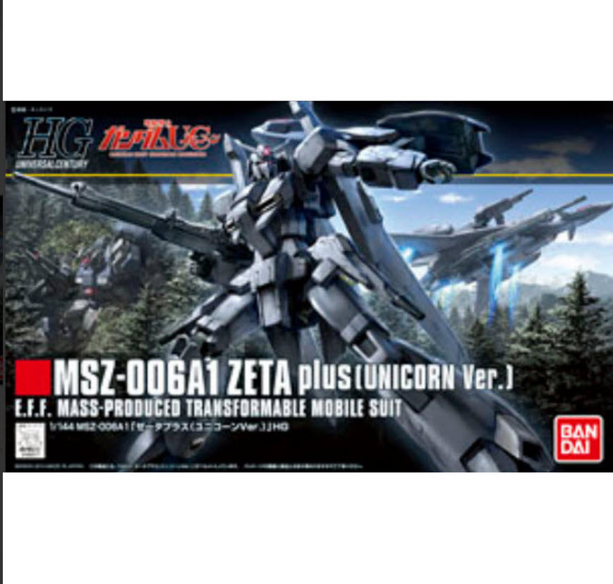 Bandai 4573102604026 hg1/144 182 zeta plus (unicorn ver.)