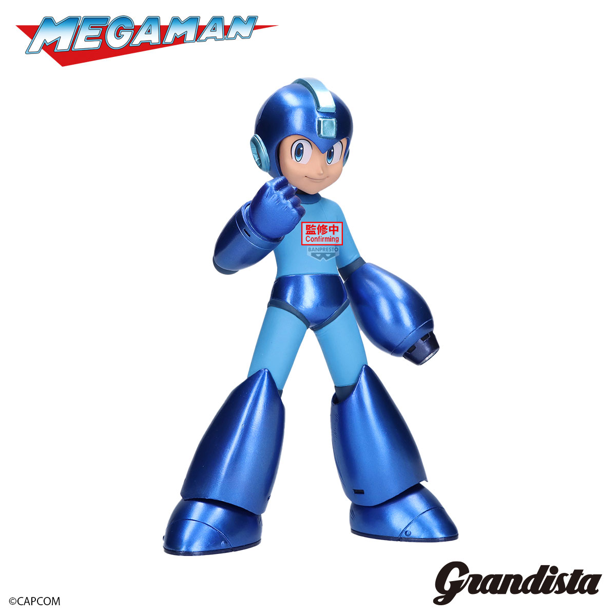 Preorderเข้า 3-4/2026 รบกวนสั่งแยกกับสินค้ารายการอื่นครับ Banpresto 4573102712028 MEGA MAN GRANDISTA-MEGA MAN-METALLIC COLOR VER.
