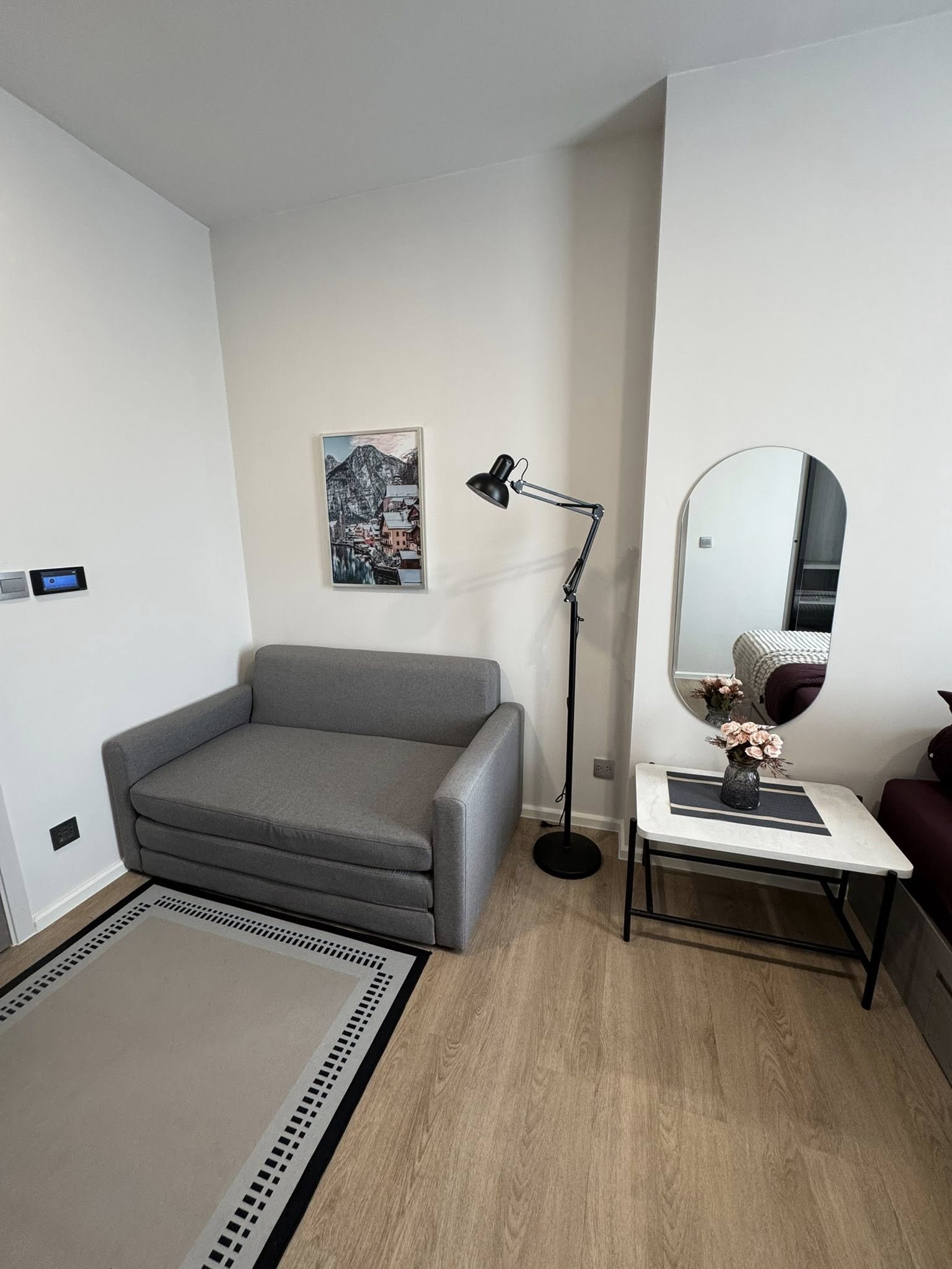 ให้เช่าคอนโด Modiz Rhyme Ramkhamhaeng (โมดิซ ไรห์ม รามคำแหง) โซนพื้นที่ รามคำแหง ห้องแบบ Studio / 1ห้องน้ำ ขนาดห้อง 24 ตรม. ชั้น 21