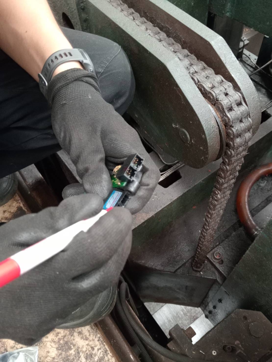 งานแก้อาการเสียของ SPINDLE FANUC