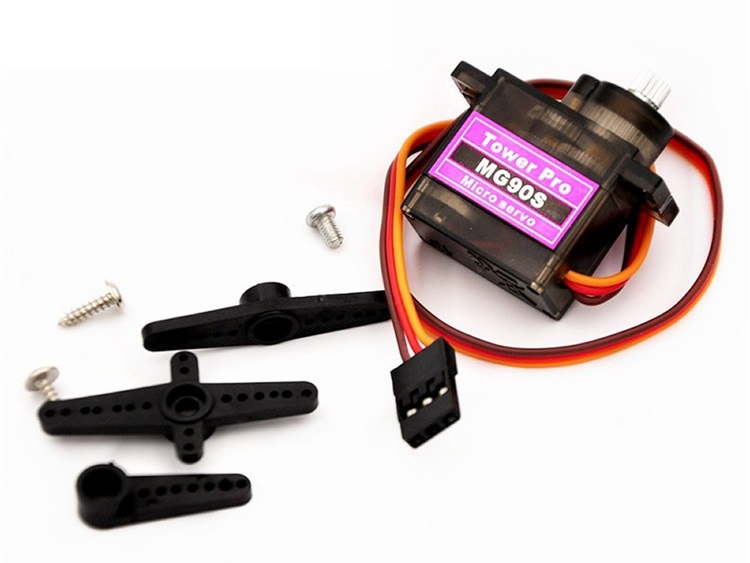 MG90S Servo Motor 0-180องศา เฟืองโลหะ