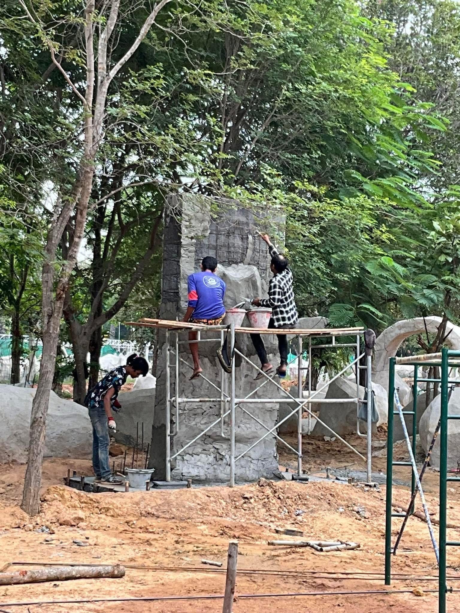 งานออกแบบ จัดสร้างสวนพุทธศิลป์ อุทยานพระนาดูนทะลุมิติ จ.มหาสารคาม สอบถาม โทร 061-6592998