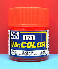 mr.color 171 fluorescent red 10ml.