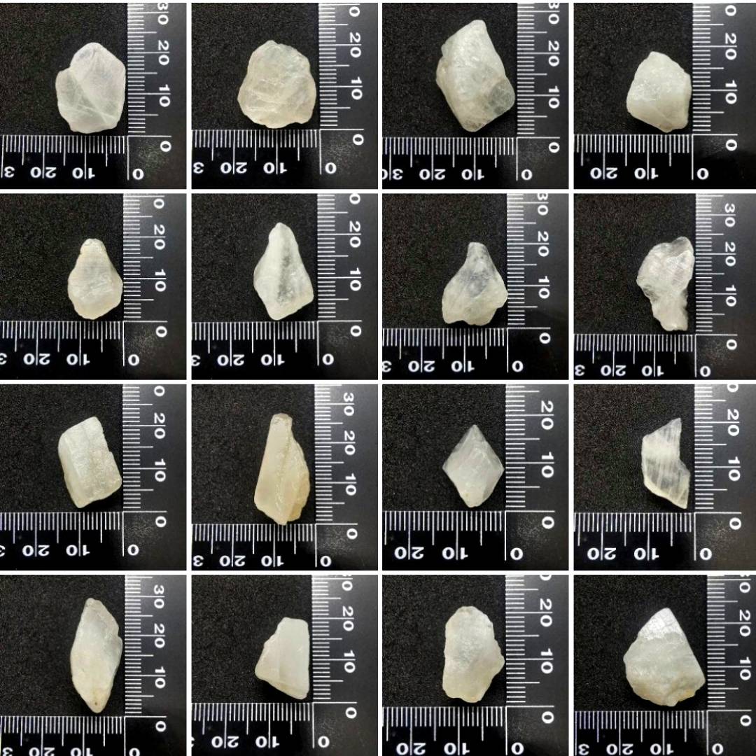 หินไวท์มูนสโตนก้อนธรรมชาติ White Moonstone